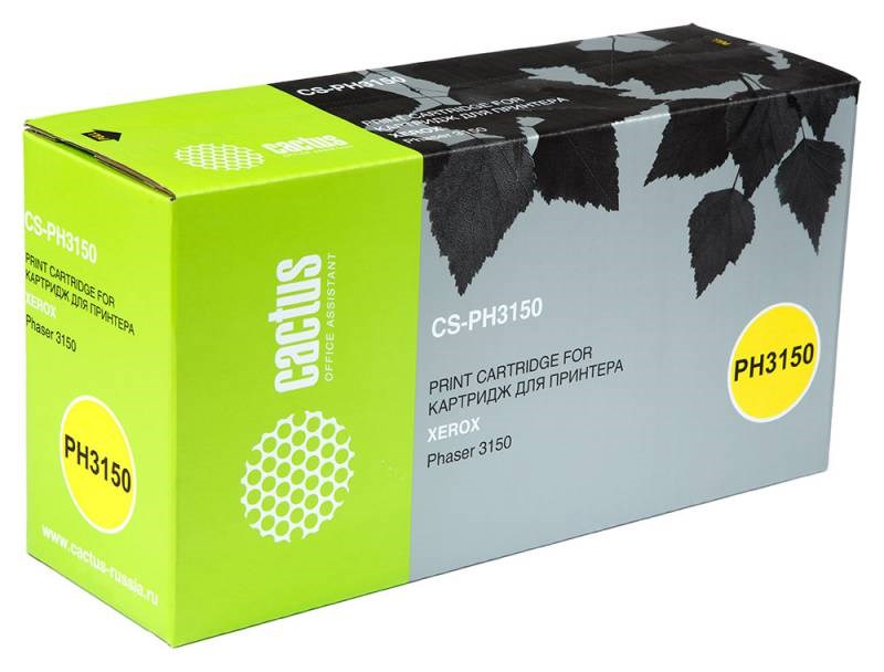

Картридж Cactus CS-PH3150 для Xerox Phaser 3150, 3150b, 3150n, 3151. Чёрный. 5000 страниц. 109R00747