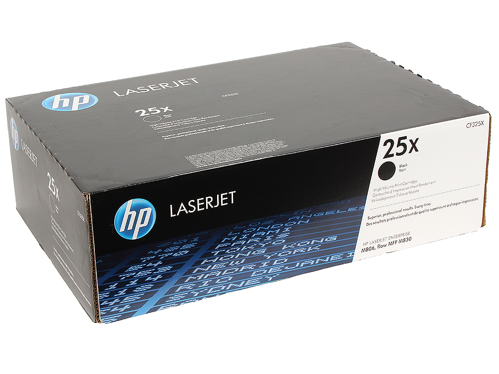 Картридж HP CF325X для LaserJet M830z/M806x+/M830z/M806dn/M806x. Черный. 40000 страниц.