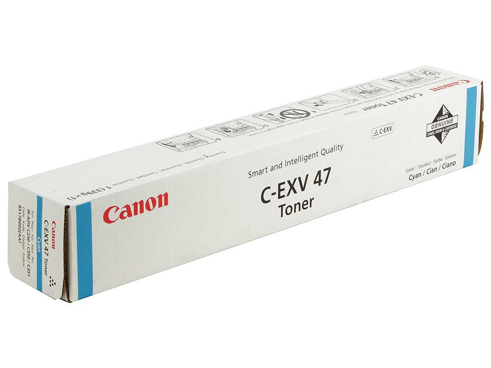 Тонер Canon C-EXV47C для iR C1325iF/1335iF. Голубой. 30 000 страниц.