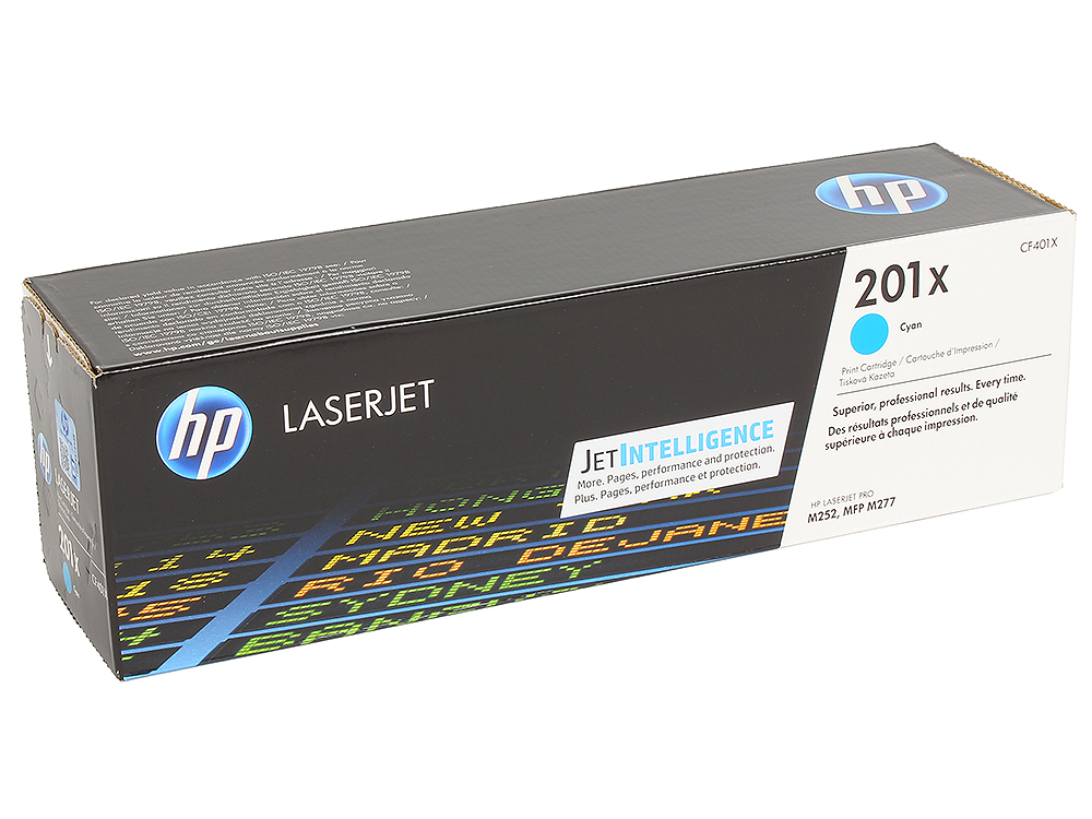 Картридж HP CF401X для LaserJet Pro M252n/M252dw, Голубой. 2300 страниц. (HP 201X) Картридж HP CF401X для LaserJet Pro M252n/M252dw, Голубой. 2300 страниц. (HP 201X)