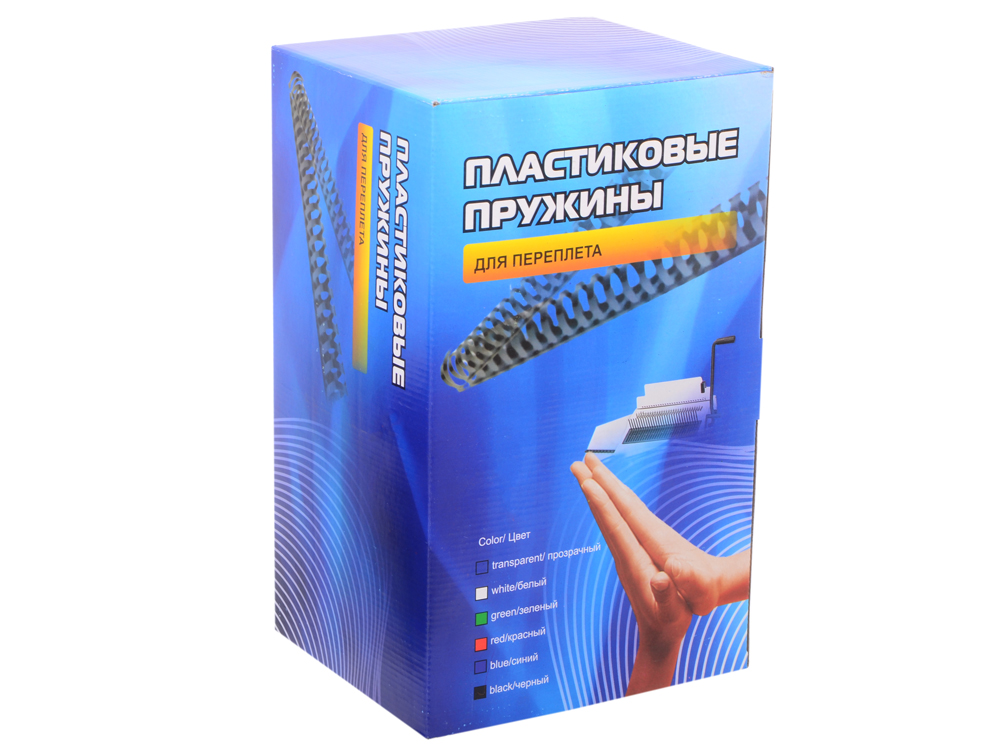 

Пластиковые пружины 45 мм (340-410 листов) черные 50 шт. Office Kit (BP2120)