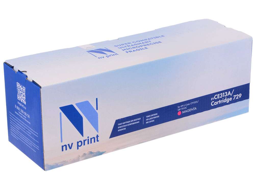 

Картридж NV-Print совместимый с Canon 729M для i-SENSYS LBP-7010 Color. Пурпурный. 1000 страниц.