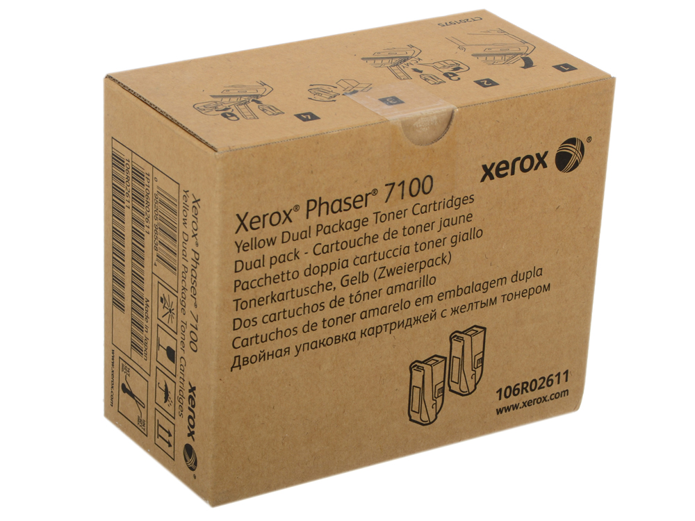 

Картридж Xerox 106R02611 Phaser 7100 High Capacity Yellow Toner Cartridge