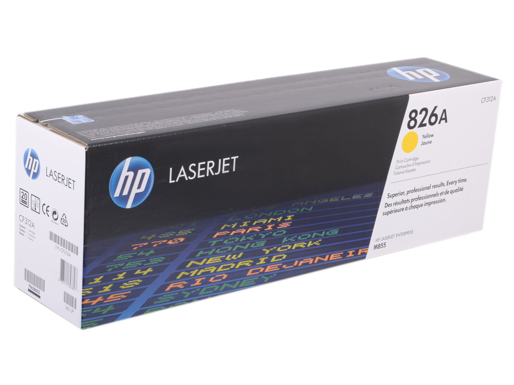 Картридж HP CF312A для HP Color LaserJet m855 m855dn a2w77a m855x+ a2w79a m855xh a2w78a. Жёлтый. 31500 страниц.