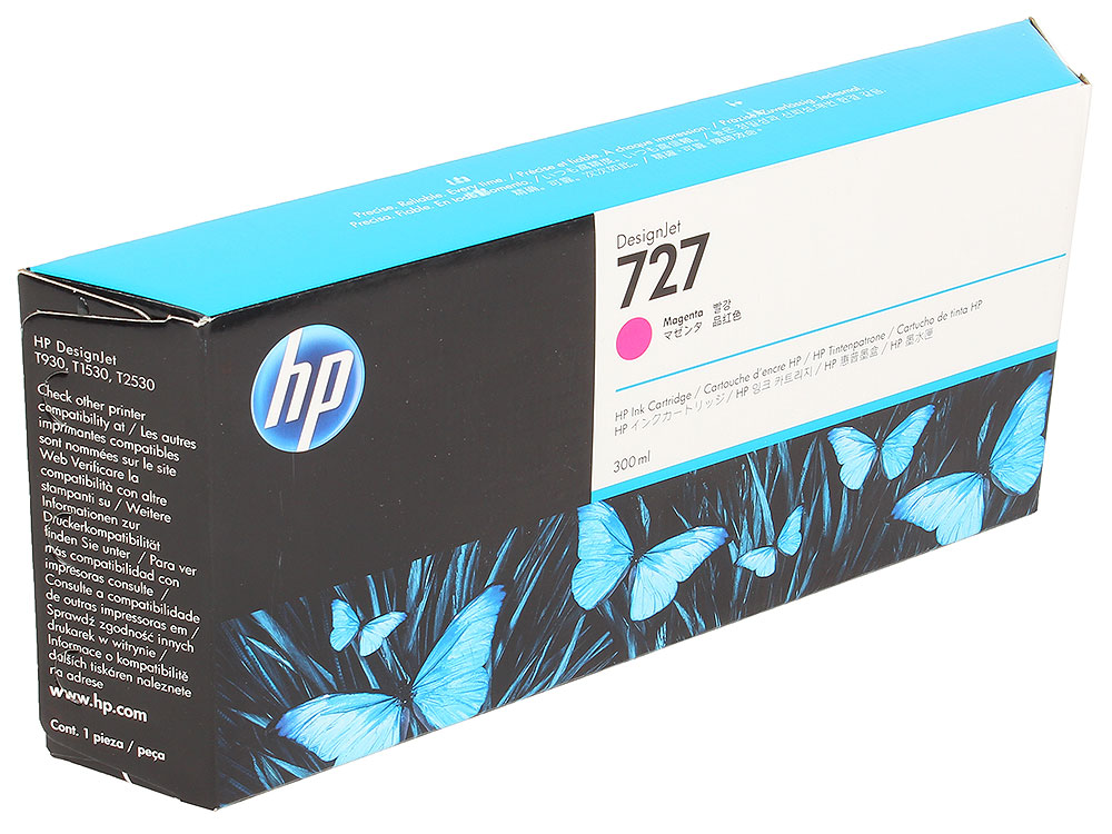 Картридж HP F9J77A №727 для Designjet T920, T930, T1500, T1530, T2530. Пурпурный. 300 млl цена Картридж HP F9J77A №727 для Designjet T920, T930, T1500, T1530, T2530. Пурпурный. 300 млl цены онлайн