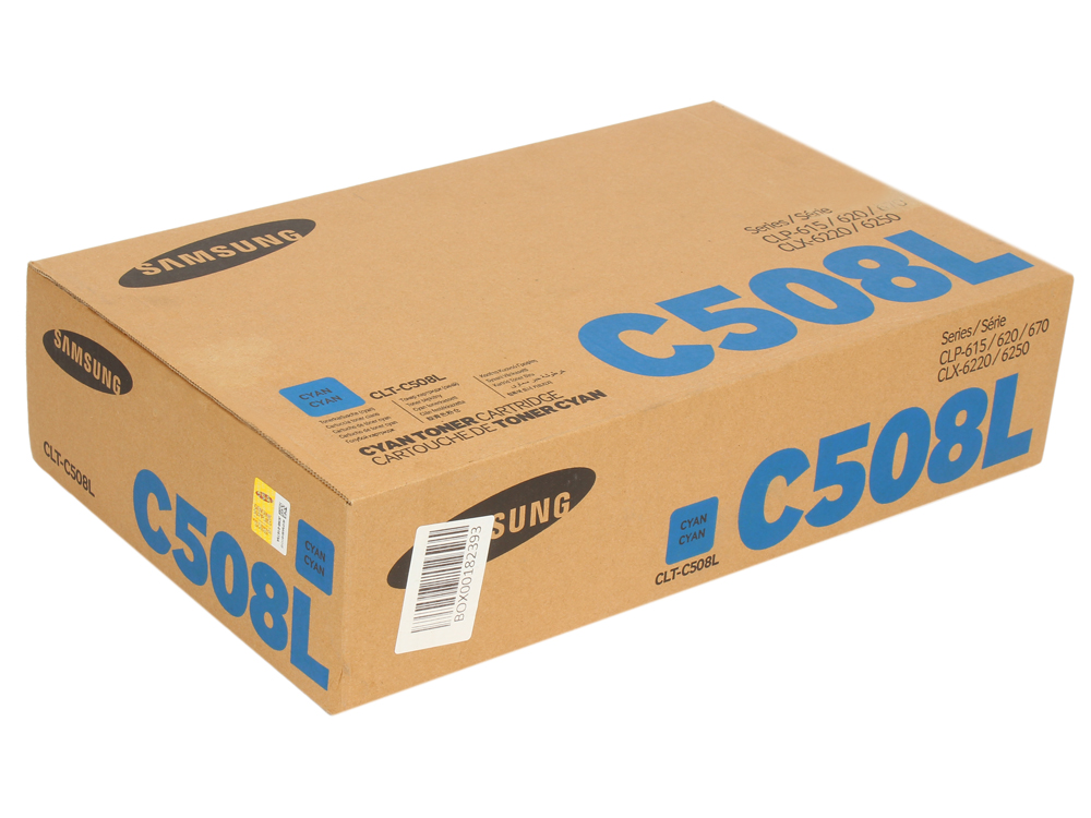 

Картридж Samsung CLT-C508L/SEE для CLP-620/670/CLX-6220/6250 Cyan 4K