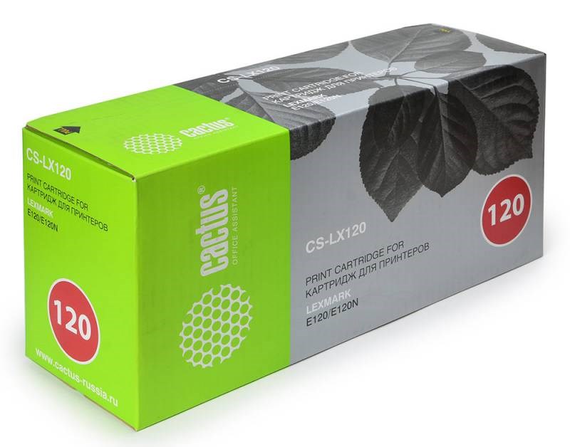 

Картридж Cactus CS-LX120 для Lexmark E120N черный 2000стр