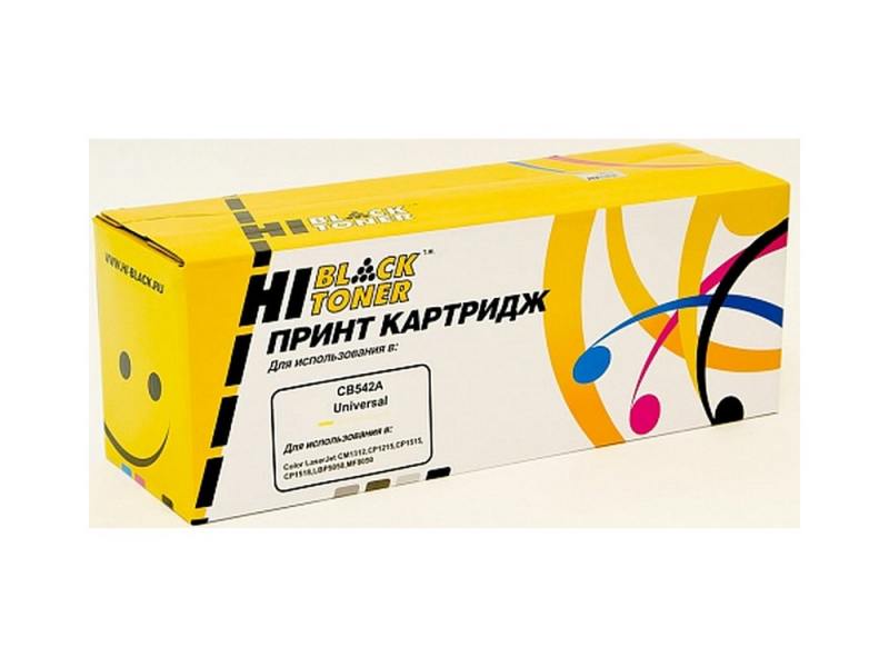 

Картридж Hi-Black для HP CB542A CLJ CM1300/CM1312/CP1210/CP1215 желтый 1500стр