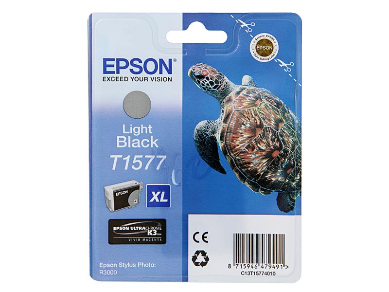 

Картридж Epson C13T15774010 для Stylus Photo R3000 серый 850стр