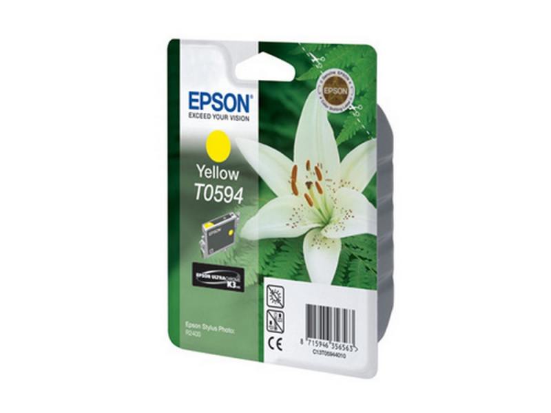 

Картридж Epson C13T05944010 T059440 для Stylus Photo R2400 желтый