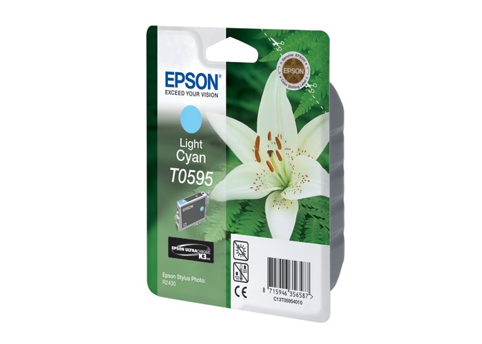 

Картридж Epson C13T05954010 для Stylus Photo R2400 светло-голубой 440стр
