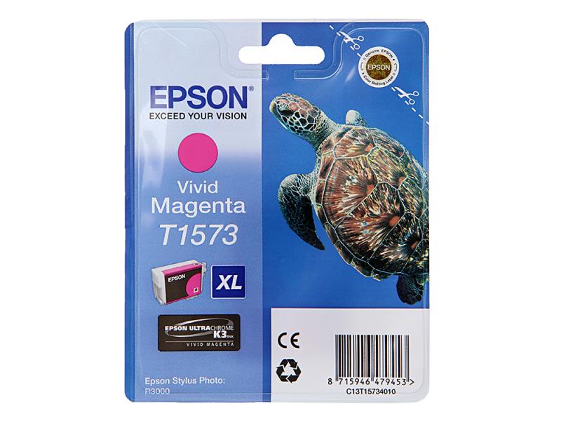 

Картридж Epson C13T15734010 для Stylus Photo R3000 Magenta Пурпурный 850стр