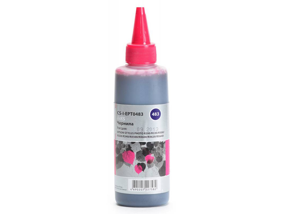 

Чернила Cactus CS-I-EPT0483 для Epson Stylus Photo R200/ R220/ R300/ R320 100 мл пурпурный