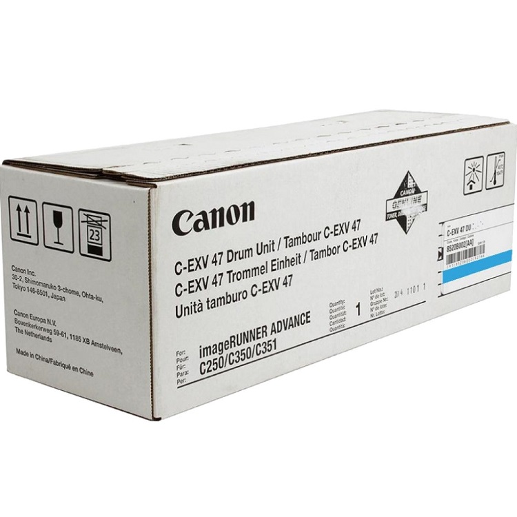 

Фотобарабан Canon C-EXV47 голубой (cyan) 33000 стр для Canon imageRUNNER iR-C250/C350