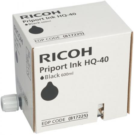 

Чернила Ricoh HQ-40 черный (black) 600 мл для Ricoh Priport JP4500/DX4542/DX4545/DD4450