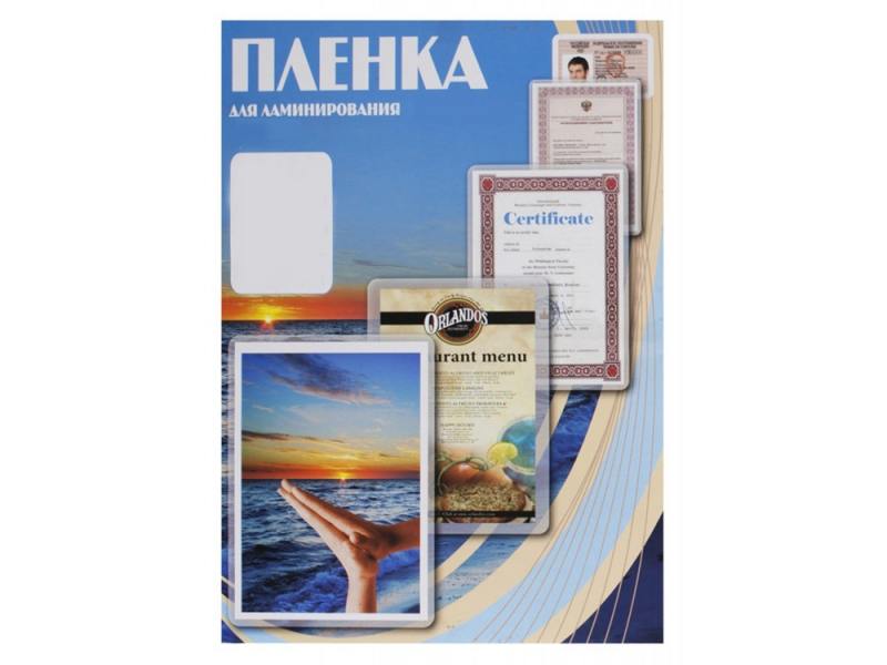 

Плёнка для ламинирования Office Kit (PLP10601) 54х86 мм, 100 мкм, глянцевая, 100 шт.