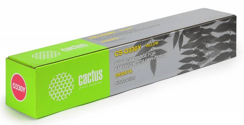 

Картридж Cactus CS-O330Y для OKI C330/C530 желтый 2000стр