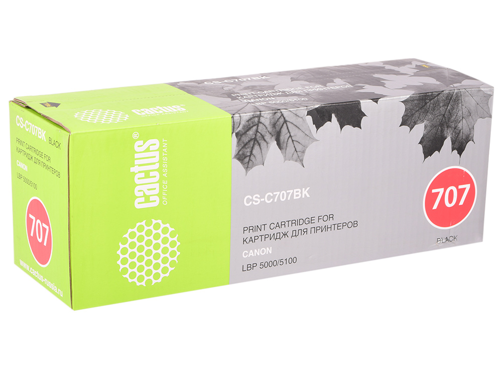 

Картридж Cactus CS-C707BK для Canon LBP-5000 черный 2500стр