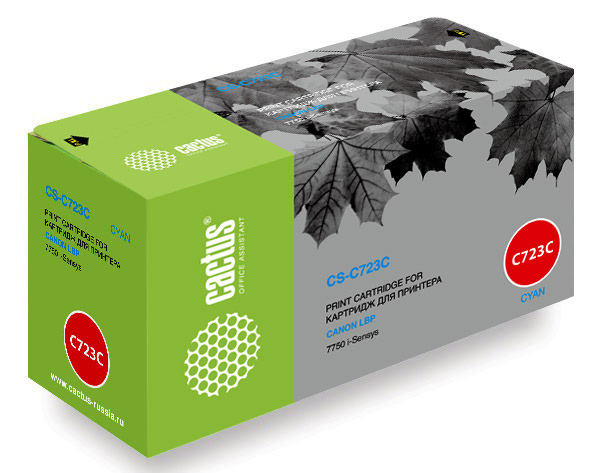 

Картридж Cactus CS-C723C для Canon LBP 7750 i-Sensys голубой 8500стр