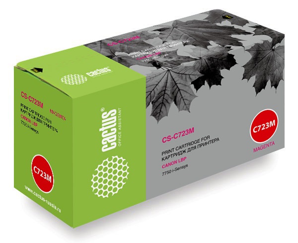 

Картридж Cactus CS-C723M для Canon LBP 7750 i-Sensys пурпурный 8500стр