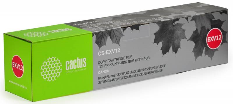 

Картридж Cactus CS-EXV12 для Canon IR3035 3045 3530 черный 24000стр