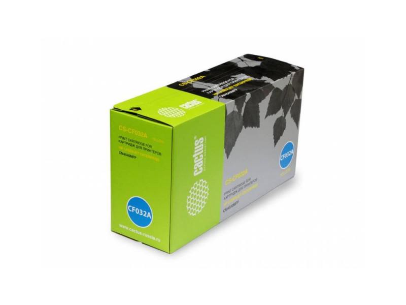 

Картридж Cactus CS-CF032A для HP LaserJet Pro CLJ CM4540 желтый 12500стр