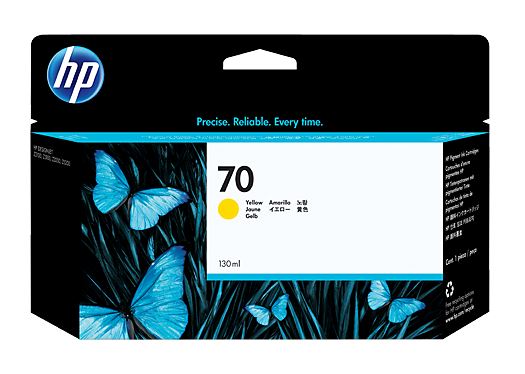 

Картридж HP C9454A №70 для HP DJ Z2100 Z3100 желтый