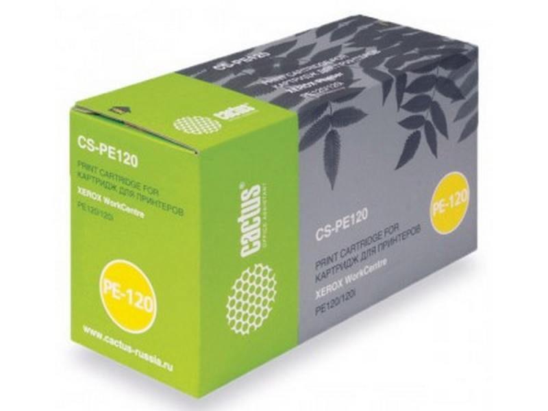 

Картридж Cactus CS-PE120 для Xerox WorkCentre PE120 120i черный 5000стр