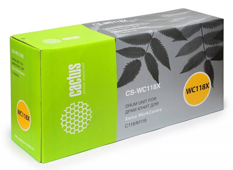 

Картридж Cactus CS-WC118X для Xerox C118 M118 черный 60000стр