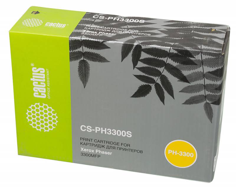 

Картридж Cactus CS-PH3300S 106R01411 для Xerox Phaser 3300 черный 4000стр