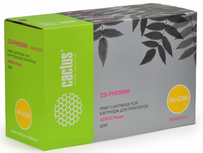 

Картридж Cactus CS-PH6280M для Xerox 6280 пурпурный 5900стр