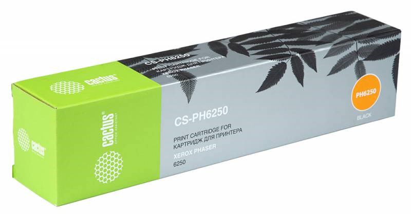 

Тонер-картридж Cactus CS-PH6250 106R00671 для Xerox Phaser 6250 черный 4000стр