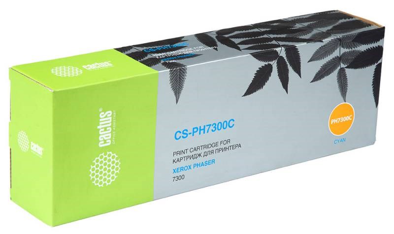 

Тонер-картридж Cactus CS-PH7300C 16197700 для Xerox Phaser 7300 голубой 15000стр