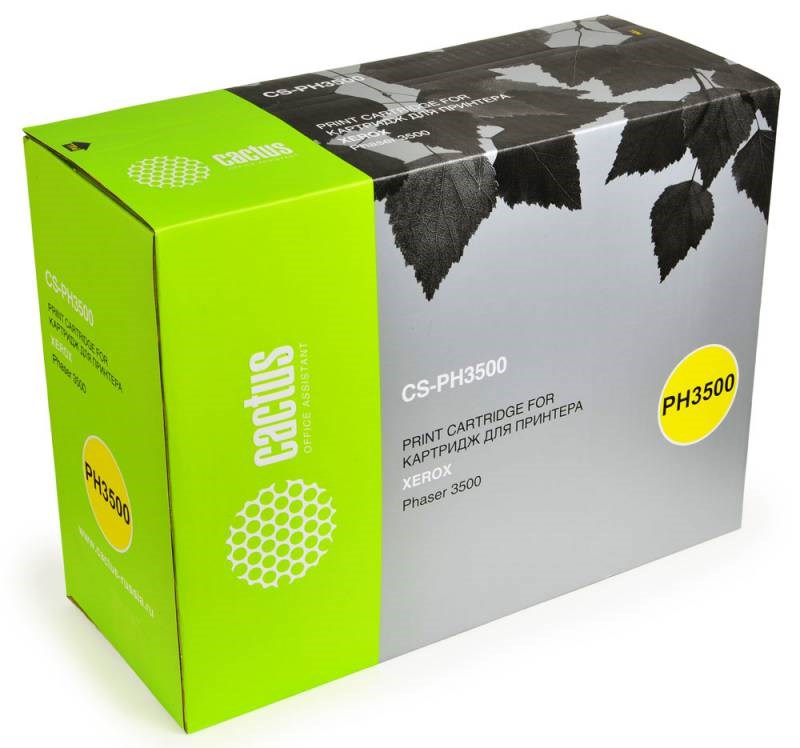 

Тонер-картридж Cactus CS-PH3500 106R01149 для Xerox Phaser 3500 3500b черный 12000стр