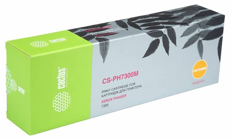 

Тонер-картридж Cactus CS-PH7300M 16197800 для Xerox Phaser 7300 пурпурный 15000стр