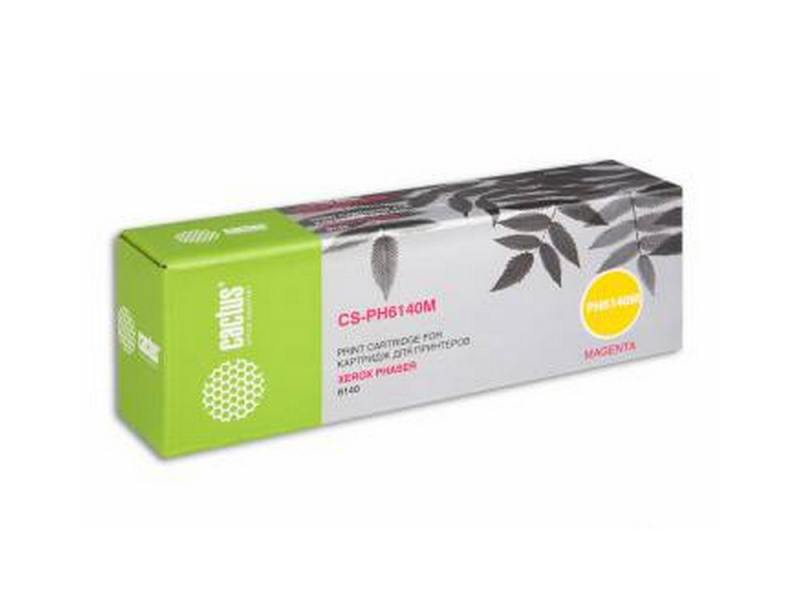 

Картридж Cactus CS-PH6140M для Xerox 6140 пурпурный 2000стр