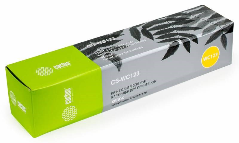 

Картридж Cactus CS-WC123 для Xerox WorkCentre 133 M123 M128 черный 30000стр