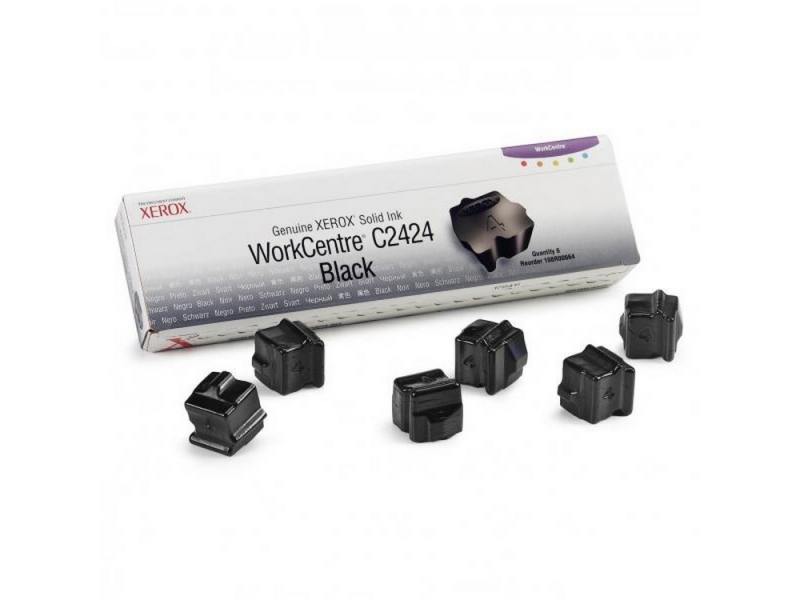 

Набор твердочернильных брикетов Xerox 108R00664 для WC C2424 6шт Ink sticks черный 6800стр