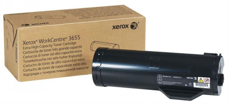 

Картридж Xerox 106R02741 для WС 3655 черный 25900стр