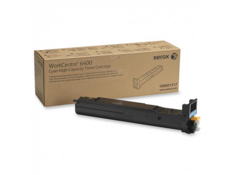 

Тонер-Картридж Xerox 106R01317 для WC 6400 голубой 14000стр