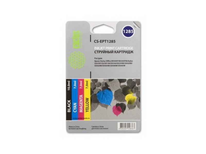 

Картридж Cactus CS-EPT1285 для Epson Stylus S225 BX305 цветной 215стр 4шт