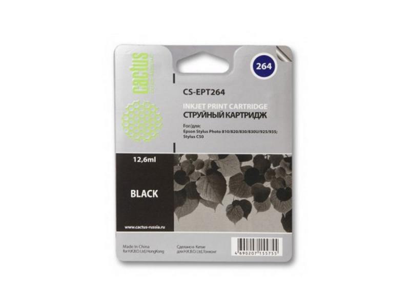 

Картридж Cactus CS-EPT264 для Epson Stylus Photo 810 черный