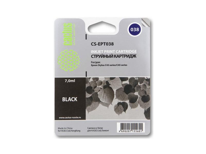 

Картридж Cactus CS-EPT038 для Epson Stylus C43 черный