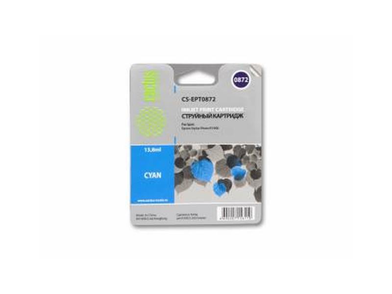 

Картридж Cactus CS-EPT0872 для Epson Stylus Photo R1900 голубой