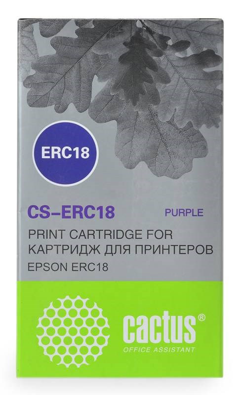 

Картридж Cactus CS-ERC18 для Epson ERC 18/Samsung ER4615-R фиолетовый