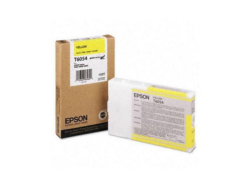 

Картридж Epson C13T605400 желтый (yellow) 110 мл для Epson Stylus Pro 4880