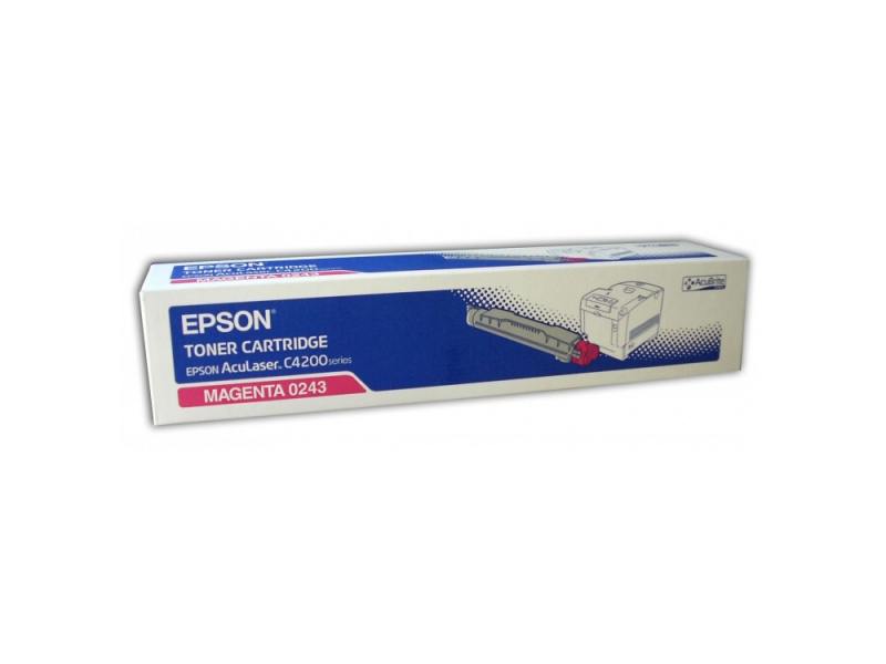 

Тонер-Картридж Epson C13S050243 для AcuLaser C4200 пурпурный 8500стр