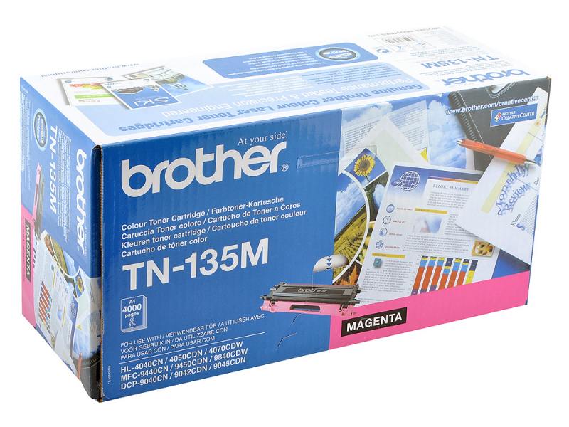 

Картридж Brother TN-135M для HL-4040CN 4050CDN DCP-9040CN MFC-9440CN пурпурный