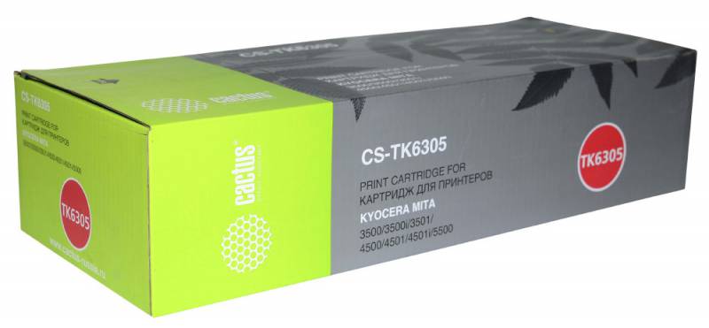 

Картридж Cactus CS-TK6305 для Kyocera Mita TASKalfa 3500/3501/4500/4501/5500/5501/3500i/3501i/4500i/