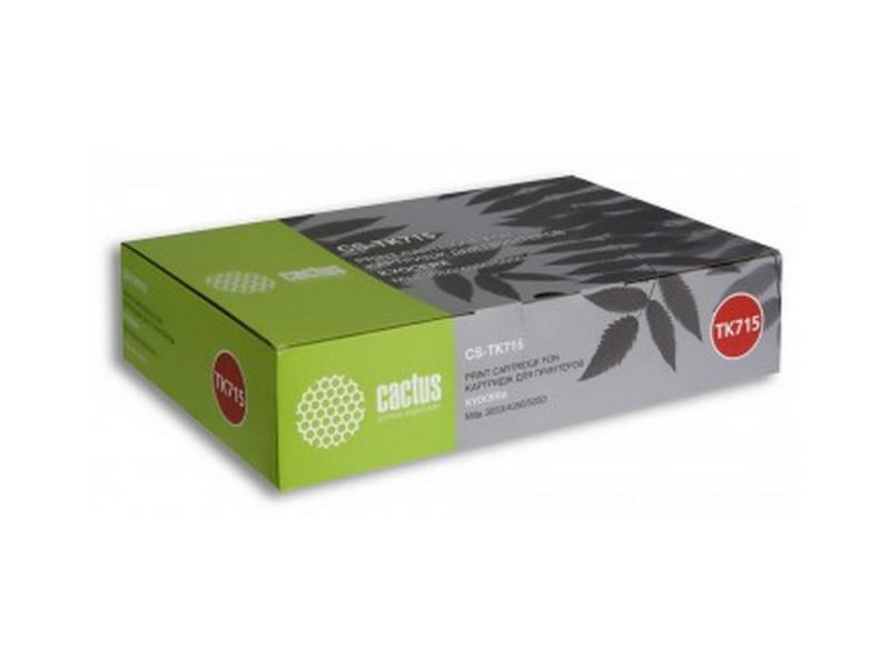 

Картридж Cactus CS-TK715 для Kyocera Mita KM 3050/4050/5050 черный 34000стр
